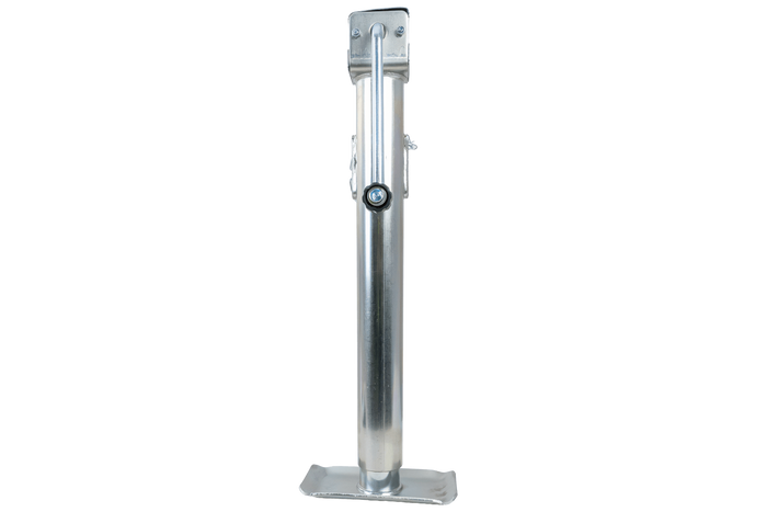 Support de manivelle extensible UNITRAILER TJ5002 pour remorque plateau 1300 kg, 560-940 mm