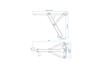 Stabilisateur d'angle extensible ProPlus 361501 pour remorque de 500 kg, 457 mm