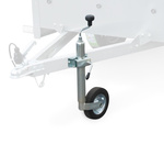 Steunwiel met klem WINTERHOFF ST48-200VB+KLE48 150kg 48mm 505-725mm