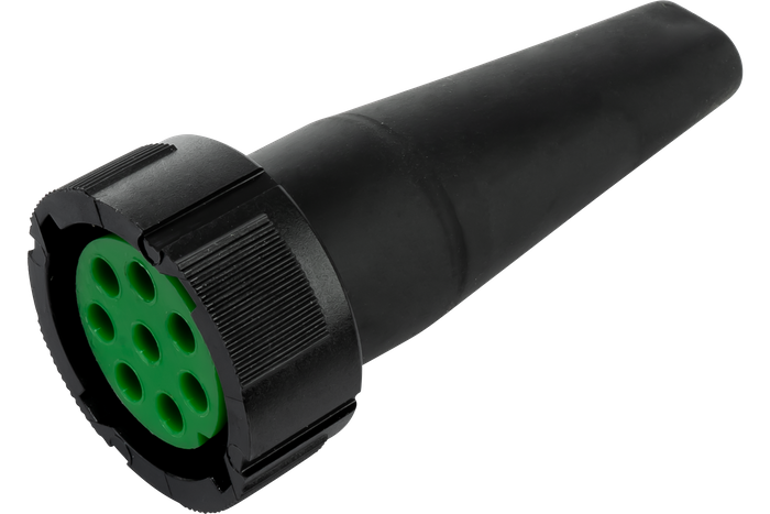 Connecteur baïonnette en 8 broches vert ASPÖCK pour feux arrières