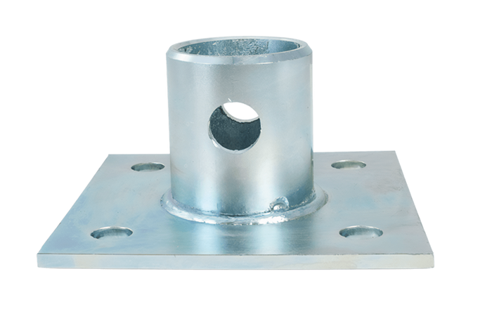Support extensible avec adaptateur UNITRAILER TJ5002+TJ5002A pour remorque plateau 1300 kg, 560-940 mm