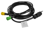 Faisceau électrique MANTES pour remorque de bateau, 4,4 m, prise 7 broches, 2 baïonnettes, 5 broches