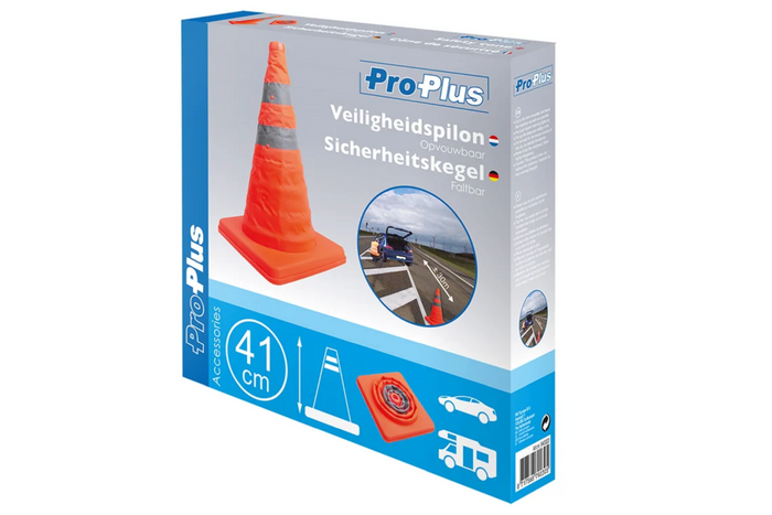 Cône de signalisation pliable ProPlus 540320, 41 cm