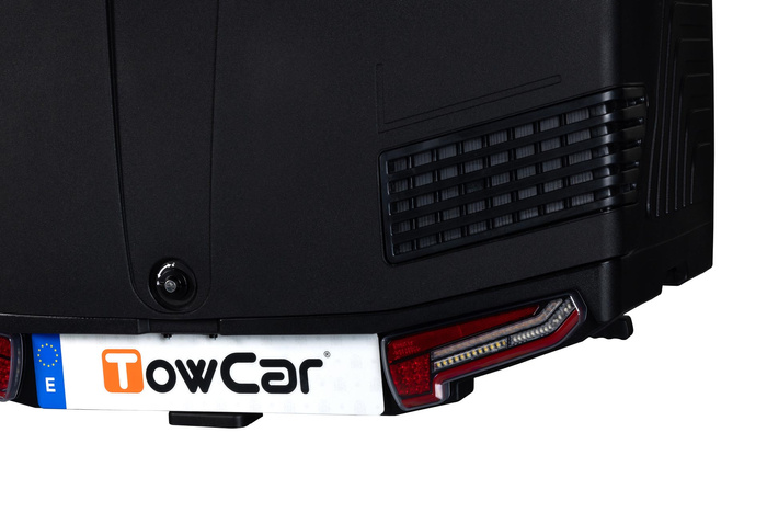 Towbox V3 zwarte LED-editie - bagagebox voor montage op de trekhaak