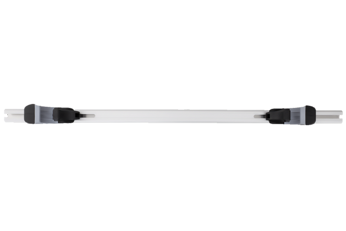 Barres de toit Eco Alubase 135 - barres de toit universelles en aluminium pour rails ouverts