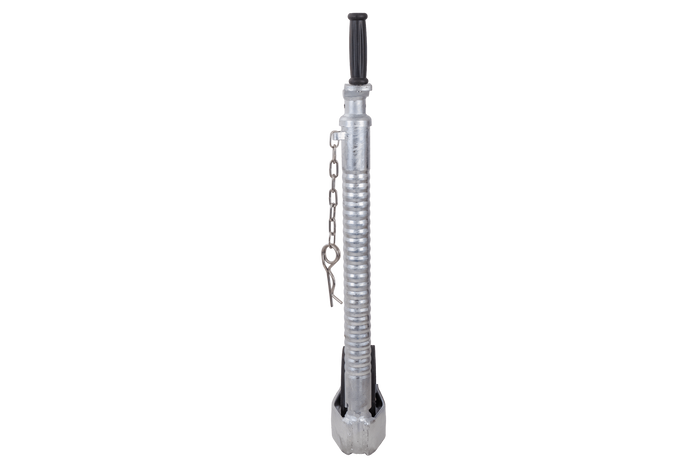 KNOTT TK48 neuswiel met gegolfde buis, 300 kg, 48 mm, 700-940 mm
