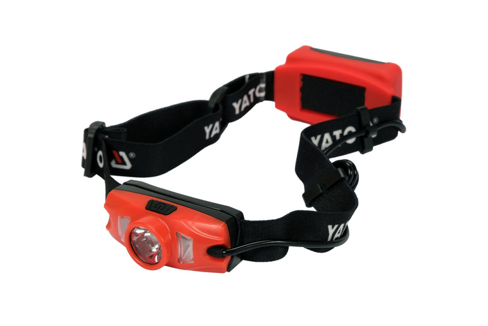 Lampe frontale LED YATO YT-08596, feu arrière, 500 lm