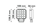 Réflecteur carré pour lampe de travail LED LAYTZ LY7107, 64 LED, 6400 lm