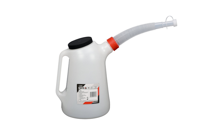 YATO YT-06985 werkplaats schenktrechter met flexibele trechter, 5 liter