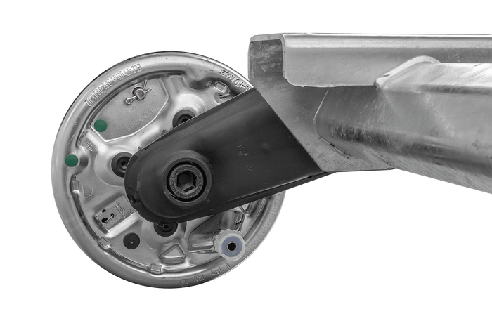 Essieu freiné AL-KO COMPACT pour remorque bateau 1000kg 1446/1554mm 2000mm 5x112