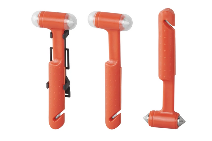 Marteau d'urgence vitre avec coupe-ceinture ProPlus 540050