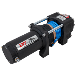 Treuil électrique pour remorque RUNVA EWP3500A 12V 1588kg avec câble de 12,8m