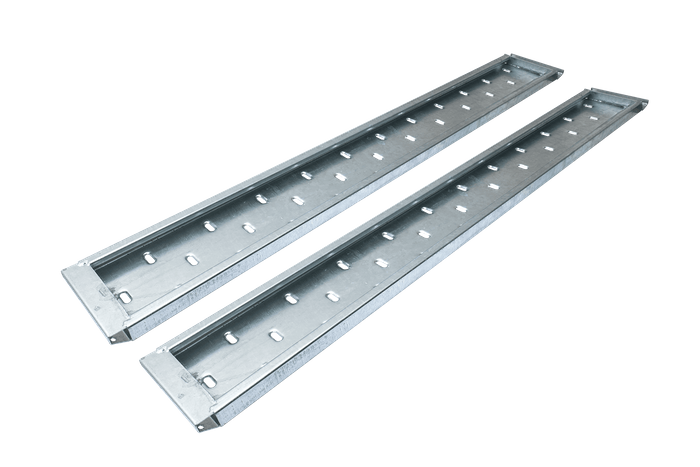 UNITRAILER oprijplaten stalen oprijplaten voor trekker aanhanger 250cm 1500 kg set van 2 stuks