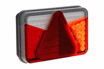 Feu arrière ASPÖCK MULTILED V à baïonnette 8 broches, 5 fonctions, côté droit