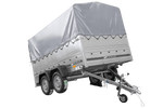 Remorque légère 264x150 UNITRAILER GARDEN 265/2 KIPP avec côtés BIS, châssis H-800 et bâche grise
