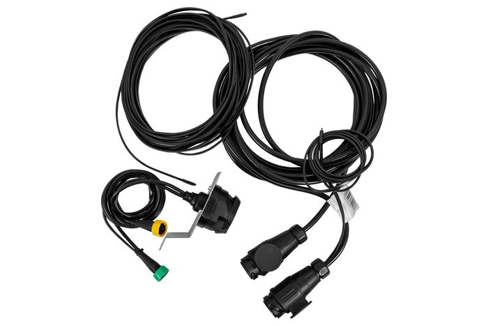 Faisceau électrique MANTES pour remorque de bateau, 9,57 m, prise 13 broches, baïonnettes 2 x 5 broches