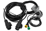 Faisceau électrique MANTES pour remorque de bateau, 11,67 m, prise 13 broches, baïonnettes 2 x 5 broches