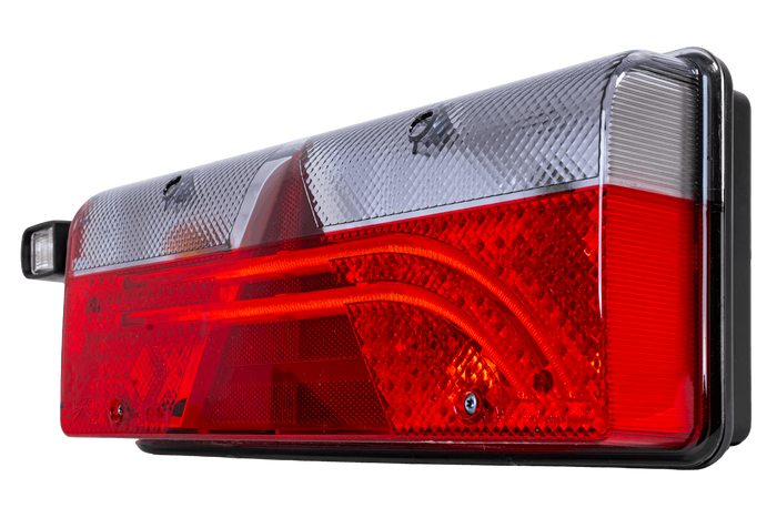 Feux arrière à LED ASPÖCK EUROPOINT III à baïonnette 7 broches ASS2 avec avertisseur sonore, 7 fonctions gauche + droite