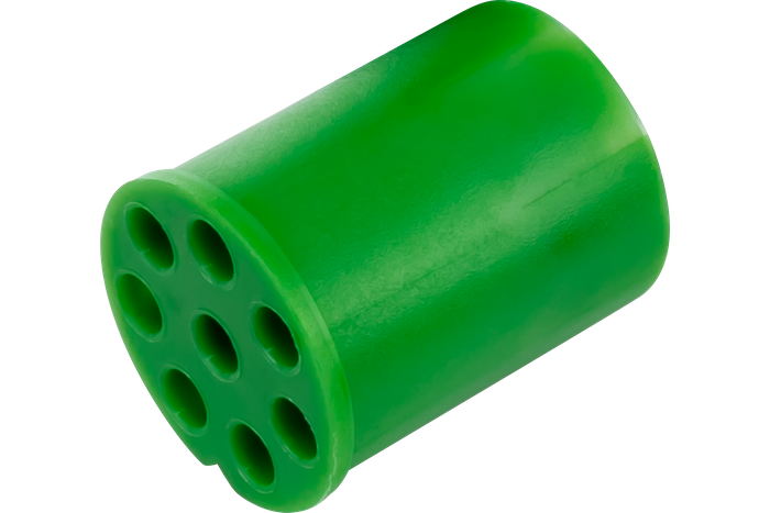 Connecteur baïonnette en 8 broches vert ASPÖCK pour feux arrières