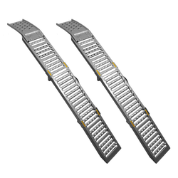 UNITRAILER ALR005 opklapbare stalen oprijplaten voor trailers, 200 cm, 500 kg, set van 2