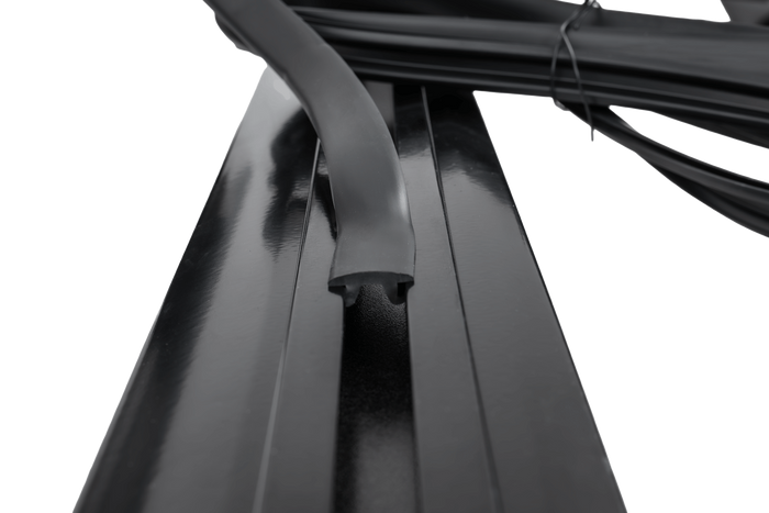 Barres, galerie de toit Inter Pack Virgo IR 110 (G2) avec rails intégrés (noir)