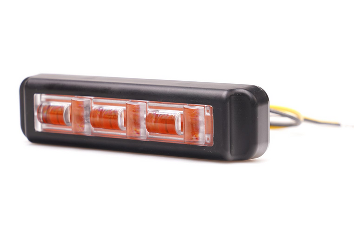 Lampe d'avertissement WAŚ 2466 W285 LED clignotante orange MASTER/SLAVE