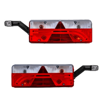 ASPÖCK EUROPOINT III LED-achterlichten met bajonetaansluiting 7-pins ASS2 en claxon, 7 functies links en rechts