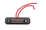 Feu de position, gabarit FRISTOM FT-081 LED DARK, rouge universel