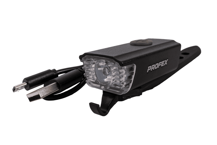 PROFEX 82004 Pro Alu Li-Pol USB Phare avant de vélo
