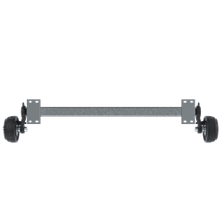 KNOTT VGB13 geremde as voor 1350kg boottrailer 1500mm 2000mm 5x112