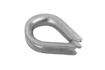 DROMET KU.4 touwkous, stalen klos, 4 mm
