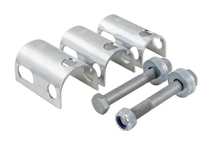 Attelage à boule STEELPRESS BC-3000C-00-00+Z2 pour remorque de 3000 kg avec timon tubulaire de 35 à 50 mm, en fonte