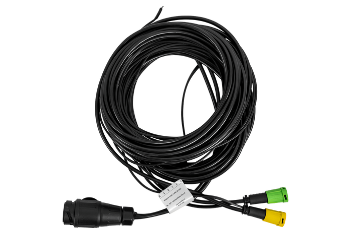 Faisceau électrique MANTES pour remorque de bateau, 9,5 m, prise 13 broches, baïonnettes 2 x 5 broches