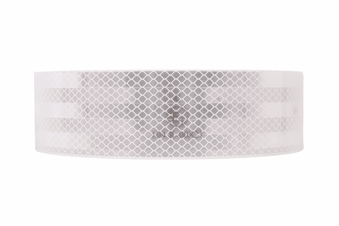 Ruban réfléchissant autocollant 3M, contour, blanc - 1 mètre