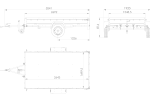 Autotrailer 264x150 UNITRAILER GARDEN 265 KIPP met H-0 frame en grijze huif