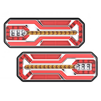 Feux arrière TruckLED L1949+L1950, câble LED 0,45 m, 6 fonctions gauche + droite