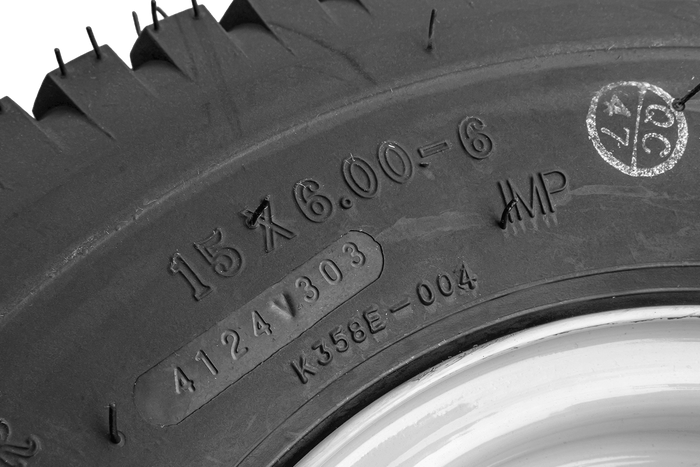 Pneu KENDA 15x6.00-6, jante STARCO 4.5Ax6H2, 3x98