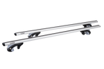 Barres de toit Eco Alubase 135 - barres de toit universelles en aluminium pour rails ouverts