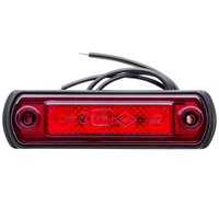 Feu de gabarit LED rouge avec base caoutchouc HORPOL