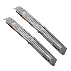 Rampes pliables UNITRAIER ALR004 en acier pour remorques, 170 cm, 454 kg, lot de 2