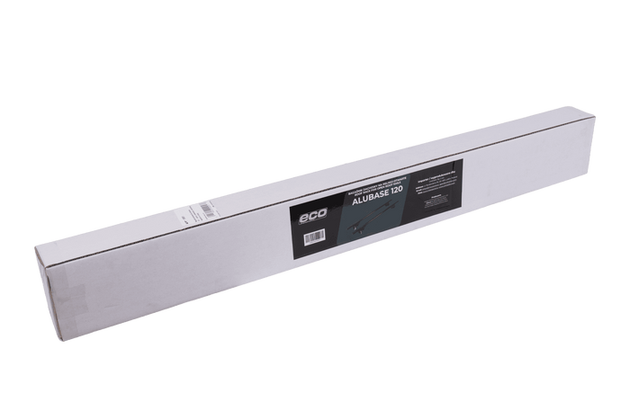 Galerie de toit Eco Alubase 120 - galerie universelle en aluminium pour rails ouverts