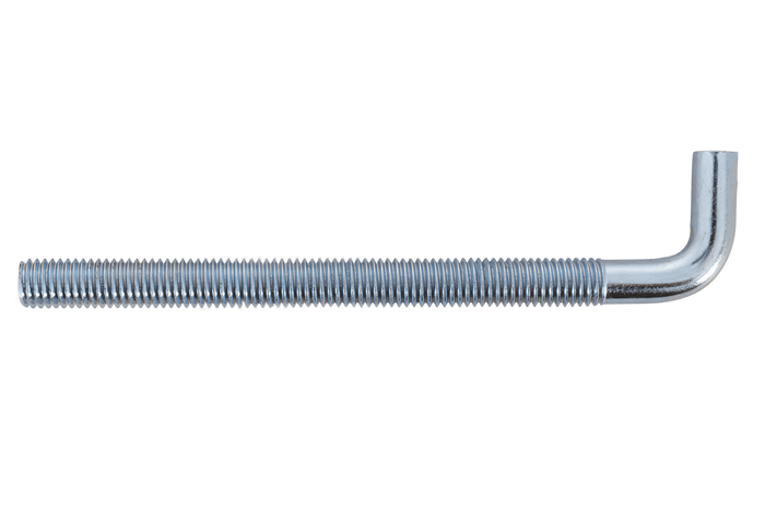 DROMET HP M10x140 schroefhaak met een L-vormige uiteinde (recht)