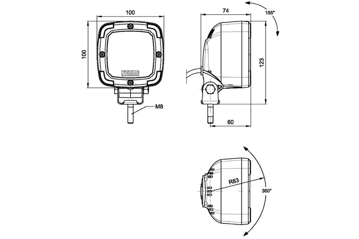 Lampe de travail LED FT-360