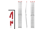 Rampes pliables ProPlus 390096 en aluminium pour remorques, 220 cm, 680 kg, lot de 2