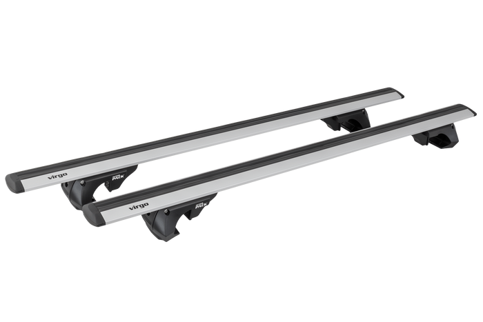 Barres de toit Inter Pack Virgo RR 120 (G2) pour rails ouverts