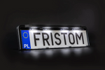 Kentekenplaathouder met LED-verlichting FRISTOM FT-264 LED M15