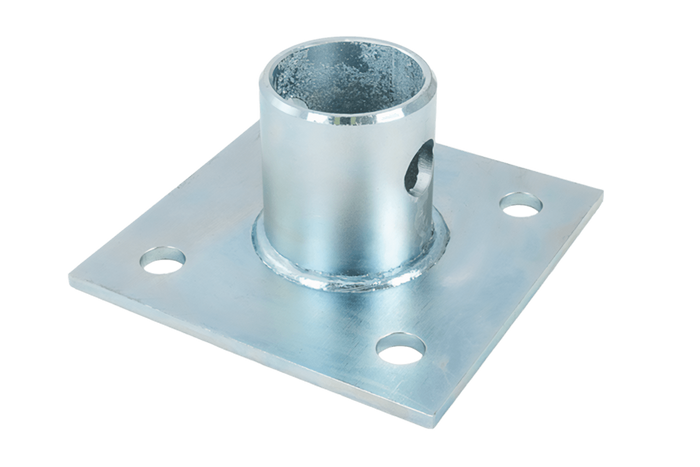 Support extensible avec adaptateur UNITRAILER TJ5001+TJ5002A pour remorque plateau 1300 kg, 364-614 mm